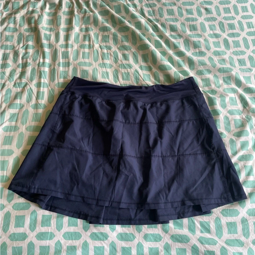 Werena Women's Athletic Pleated Tennis Skirt - Navy Blue - size XXL